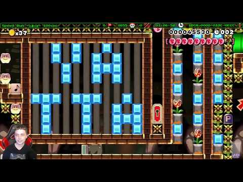 Super Mario Maker - Speed Run ~炎墓辺獄~　100sec by いっしん