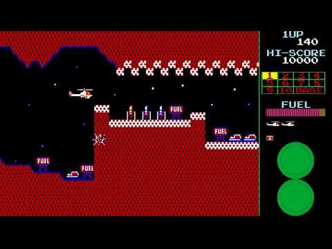 Retro Super Cobra Arcade Game Video