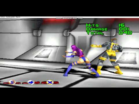 X-Men Mutant Academy 2 Highest Psylocke combo 65%