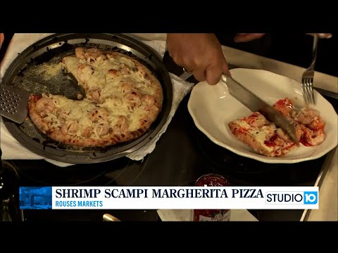Recipe: Shrimp Scampi Margherita Pizza