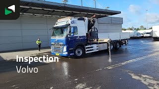 Volvo FM 500 FM 6X2 NL-Truck HMF 3220-K7 Kran Crane Winch Lift+Steerin flatbed truck | Image 4 - Autoline