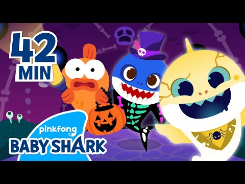Spooky Zombie Sharks and More | +Compilation | Baby Shark Halloween | Baby Shark Official