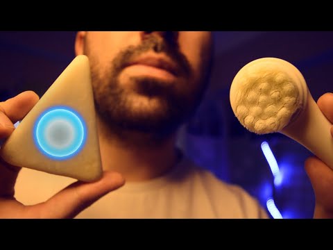 ASMR Reiki, Third Eye Chakra Balancing, Eyebrow Massage, Spiritual Energy Cleansing