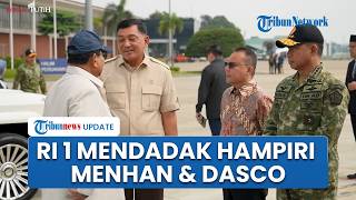 Langkah Prabowo Terhenti, Mendadak Hampiri Menhan Sjafrie & Dasco Jelang Kunjungan ke Jepang
