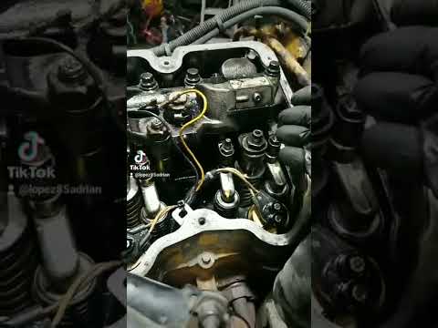 Caterpillar C15, valve calibration, exhaust and intake,