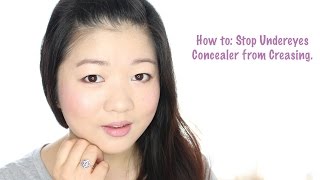 How to: Stop undereyes concealer from creasing.
