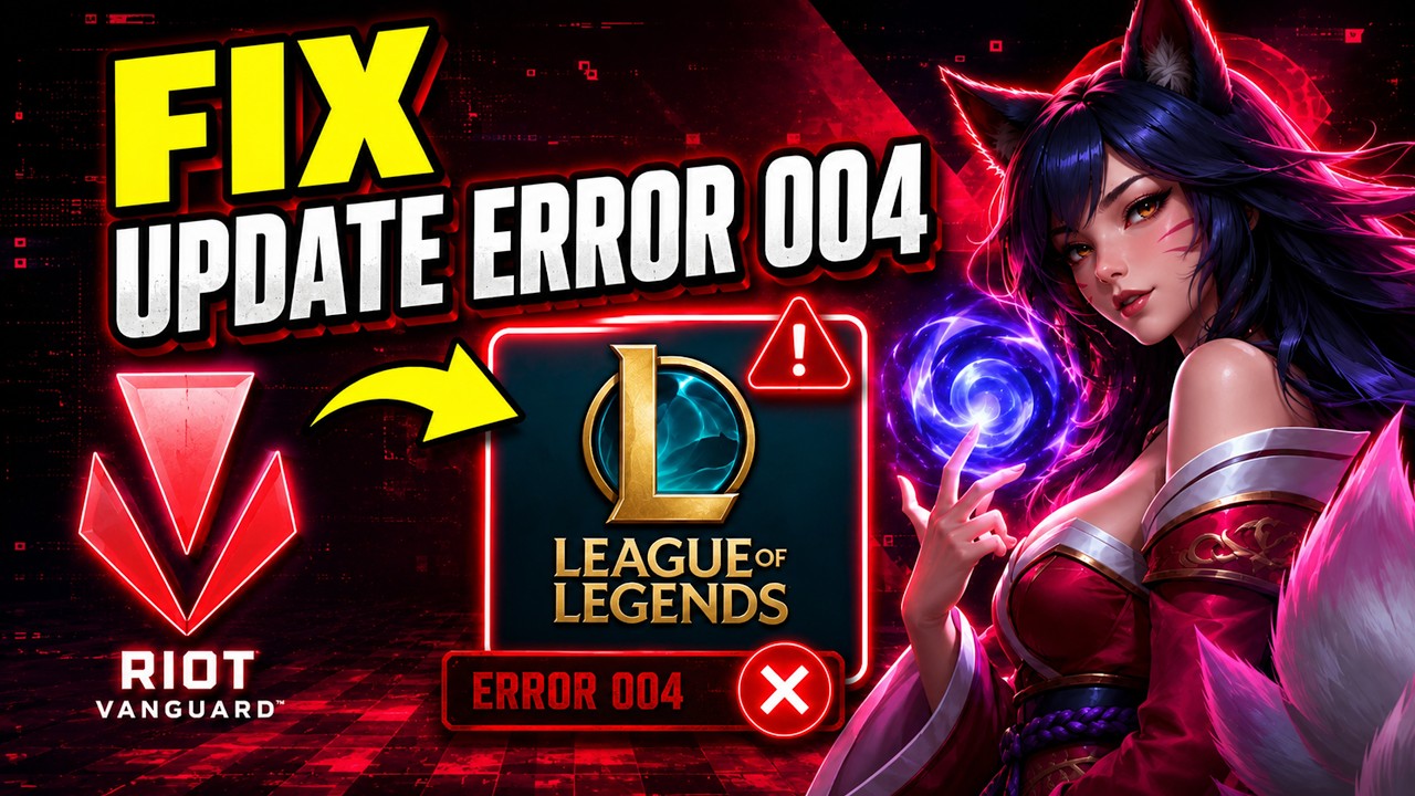 Fix League of Legends Update Error Code 004
