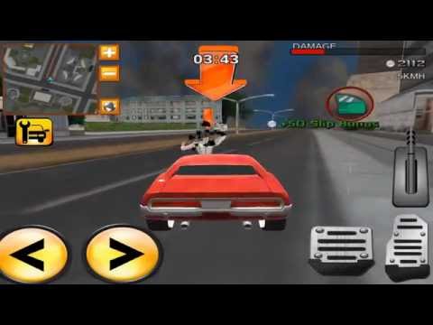 Crime race car drivers 3D Video
