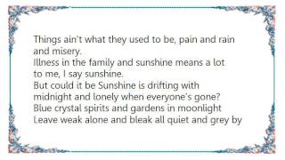 James Taylor - Sunshine Sunshine Lyrics