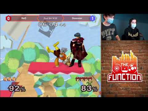 The Function: Mot$ (Fox) vs Dimension (Marth) - Pool B4 WSF SSBM