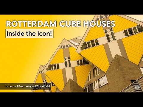 Rotterdam Cube Houses 🇳🇱 | Latha & Prem 🌍 #shortsvideo