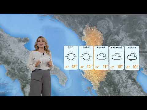 Diell dhe temperatura të ulta në fundjavë - Parashikimi i motit