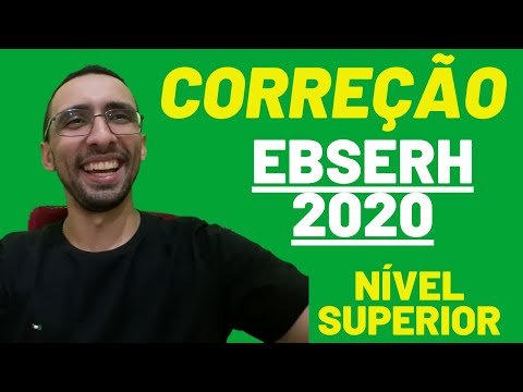 PROVA NÍVEL SUPERIOR: Correção EBSERH 2020 - Raciocínio Lógico - IBFC