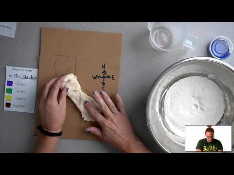 CALIFORNIA SALT DOUGH MAPS