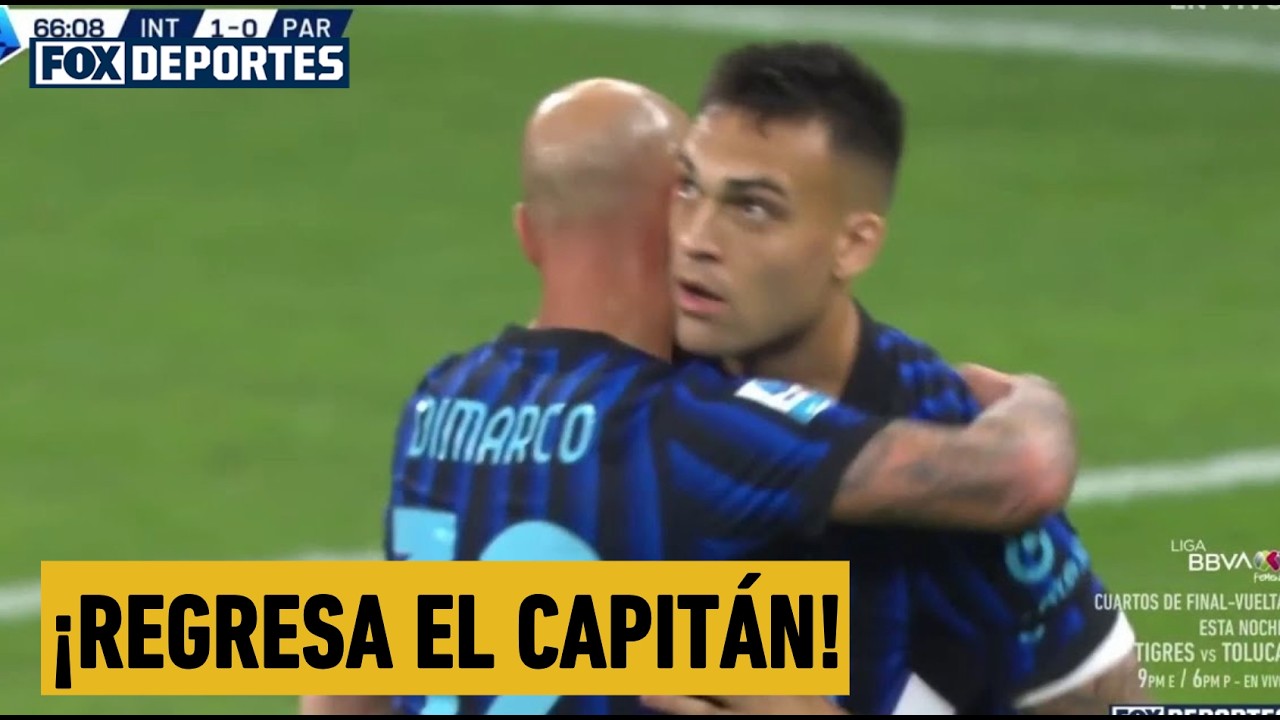 😎🙌 LAUTARO MARTÍNEZ ENTRA | Inter 1-0 Parma | Serie A 2026 | Jornada 35