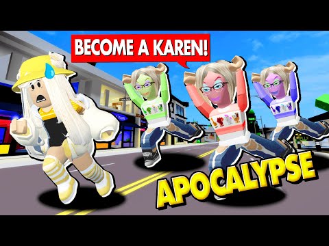 Roblox KAREN Apocalypse (Brookhaven RP Funniest Moments)