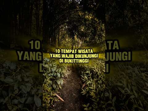Jelajahi pesona Bukittinggi, kota penuh keindahan dan sejarah! 🌄✨ Temukan tempat wisata seru yang sayang untuk dilewat...