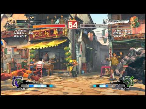 OS Nouryu (Guile) VS FinestFighters (Dhalsim) - SSF4 AE 2012 720HD