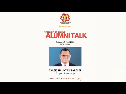 , title : 'Alumni Talk - Project Financing'