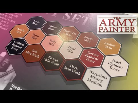I tried the new ARMYPAINTER skin tones set