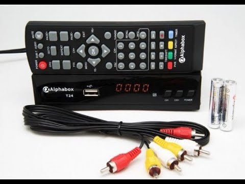ALPHABOX T24M быстрая настройка каналов.