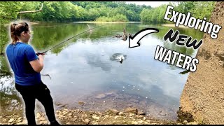 Exploring new waters/Roanoke River Bank Fishing