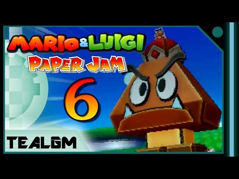Mario & Luigi: Paper Jam Bros. - Part 6: Papercraft Megacrinkle Goomba Boss!