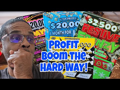 First Big Win on This PA Lottery Scratch Off Ticket! #scratchers 