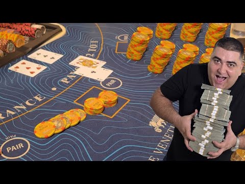 BLACKJACK CHAOS At Venetian Las Vegas - $16,000 A HAND 😳