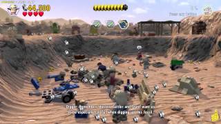 Lego Jurassic World: Level 1 Prologue FREE PLAY (All Collectibles) - HTG