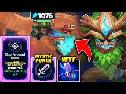 MAOKAI BUT I HAVE OVER 1000 AP AND ZERO COOLDOWNS! (HILARIOUSLY BROKEN BUILD)