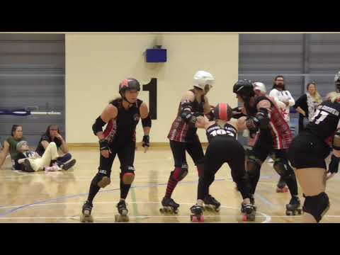 Coastal Assassins Roller Derby Assassins versus Brisbane City Rollers