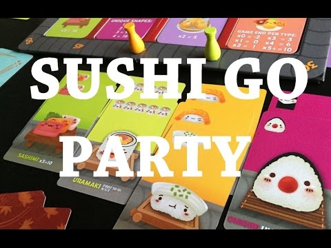 Sushi Go Party - társasjáték bemutató - Jatszma.ro