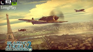 PC - Blazing Angels 2: Secret Missions of WWII "Remastered" - LongPlay [4K:60FPS - Ray Tracing]🔴