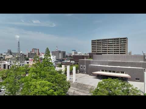 【ドローン空撮】宇部市街地　/　渡辺翁記念公園から