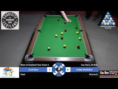 Exquisite Cues - West of Scotland Tour Event 1 Final