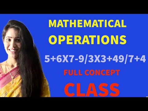 Mathematical operations concept class