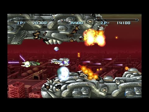 R-Type Dimensions: R-Type II 2 player 60fps