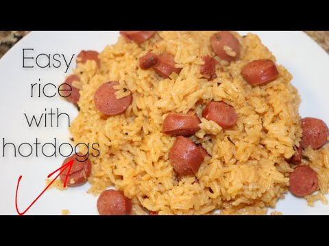 Easy rice with hotdogs | Recipes with Ros Emely