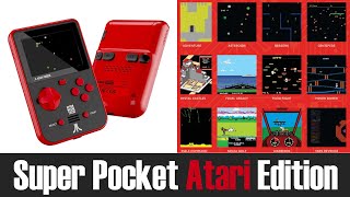 Super Pocket Atari Edition handheld including Evercade games
