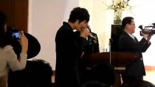 Kim Jong Kook Singing 'Thank You & Loveable' @ MC Yoo's Bro In Law's Wedding