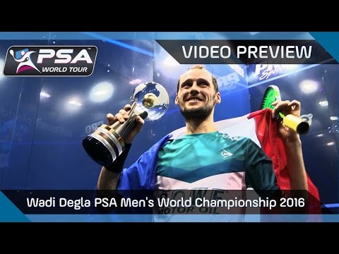 Squash: Wadi Degla PSA Men's World Championship 2016 - Video Preview