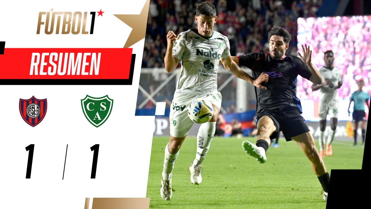 LA HISTORIA DEL EMPATE ENTRE SAN LORENZO Y SARMIENTO | ESPN Fútbol 1 | Fecha 16