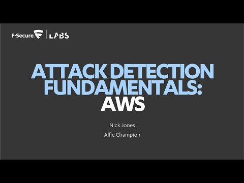Attack Detection Fundamentals 2021: Workshop #3 - AWS