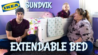 IKEA SUNDVIK TODDLER BED - Extendable Bed Assembly & Review