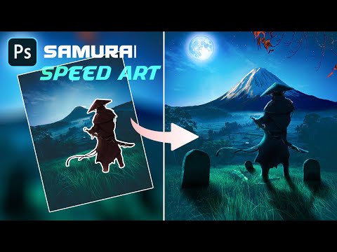SAMURAI Photo Manipulation in PHOTOSHOP | Speed Art