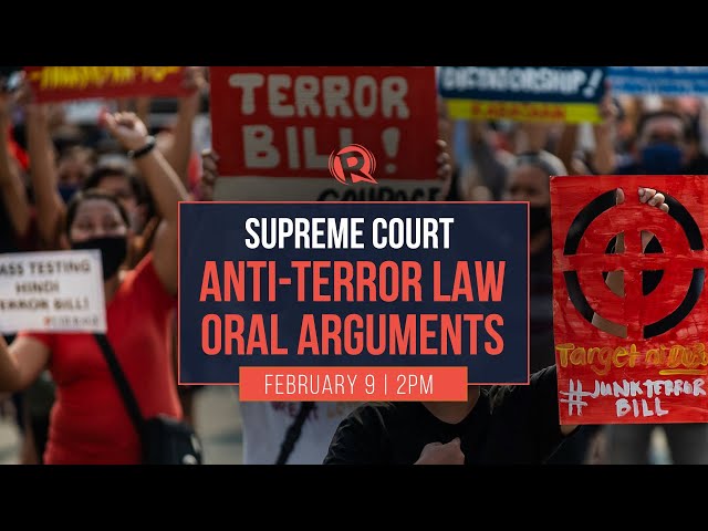 RECAP: Free speech is core in Day 2 of anti-terror law oral arguments