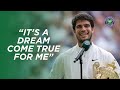 Carlos Alcaraz's FIRST Interview as Wimbledon Champion | Wimbledon 2023