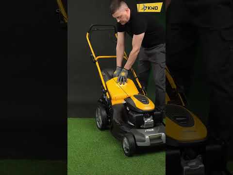 фото бензиновая самоходная газонокосилка stiga combi 55 sq h 0