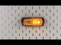 Poziční oranžové LED světlo 12V / 24V - s výstražným LED predátorem ECE R65 (132x50x19mm) - Video Youtube